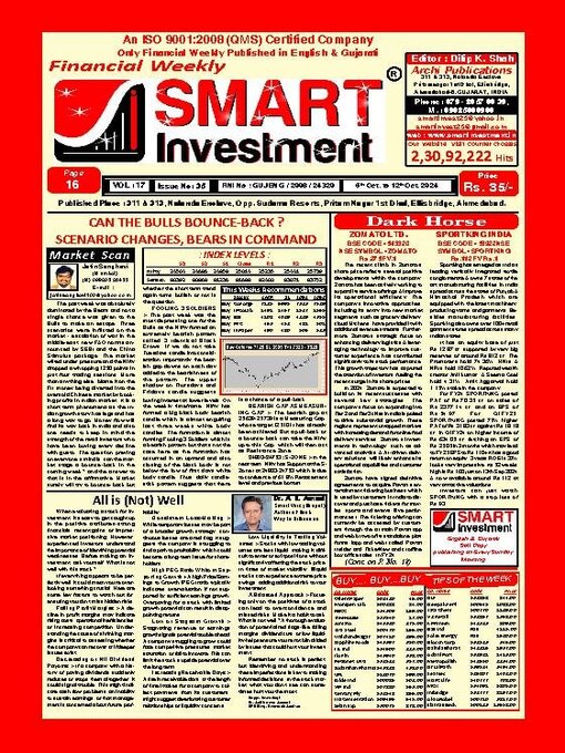 Title details for SMART INVESTMENT  by Archi Finmark and Communications Limited - Available